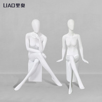 Mannequin Femme Haut de Gamme Personnalisable en Fibre de Verre Corps Entier Marque LIAO pour Vitrine de Boutique de Mode