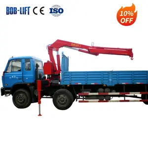 Excellent Quality Hydraulic 5 ton knuckle boom cranes truck with small cranes for sale