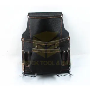 Leather Tool Pocket Hanging Belt Bag <strong>Hammer</strong> <strong>Holder</strong> - Product Image 1