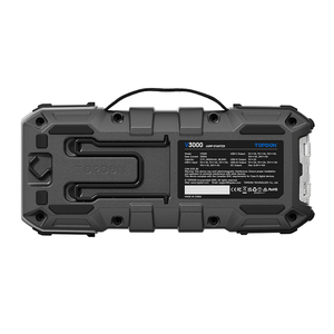 TOPDON V3000ジャンプスターター<span class=keywords><strong>12V</strong></span> 3000ピークアンプ24000mahパワーバンク自動車オートバイトラックカーバッテリージャンプスターターパワーバンク