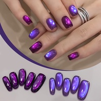 XEIJAYI Vernis à ongles gel UV Nine purple Fire, lot de 4 couleurs, fournitures pour ongles, sans HEMA, sans TPO, norme UE, usine OEM ODM, vente en gros