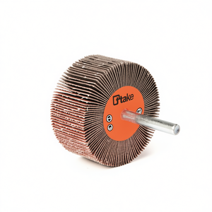 Roue à lamelles abrasives Ttake 100x30 mm, grain 240, tige de 6 mm pour le meulage - Product Image 2