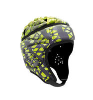 Bandera de fútbol EVA Softshell Rugby Headgear transpirable ajustable certificado Scrum Skull Cap casco de Rugby personalizado para 7v7 7on7