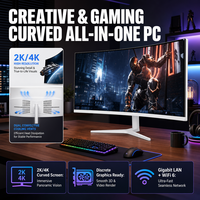 Ordinateur de bureau tout-en-un 27 pouces FHD 1920x1080 Intel Core I7 DDR4 32 Go 2 To SSD Windows 11 Bluetooth pour le jeu et le multitâche