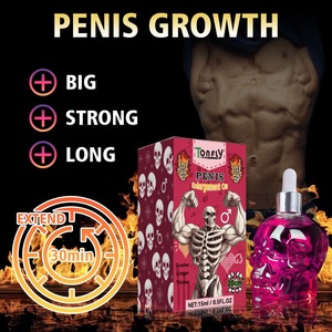 Venta Directa de Fábrica, Aceite de Masaje Corporal para Adultos Tonfly Pink Skull, Sin Efectos Secundarios, Cuidado del Área Privada Masculina, 15 ml - Product Image 3