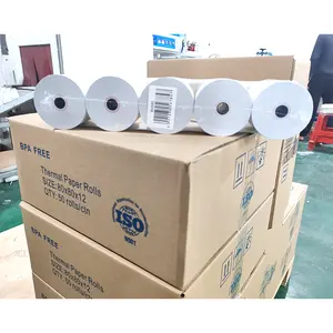 Thermo Printing Two Ply 100 X 150 3 1/8 X 230 Bpa Free Thermal Roll Paper
