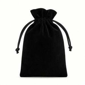 Exclusive <b>Purple</b> <b>Velvet</b> Drawstring Pouch Custom Logo Jewelry Packaging Bag for Small Business Premium Gifting - Product Image 1
