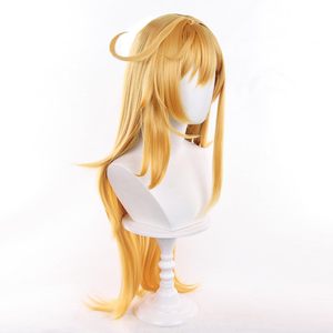 Perruque synthétique longue blonde résistante à la chaleur pour cosplay Escoffier du jeu Genshin Impact GAHC-003 - Product Image 3