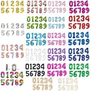 16 pollici 32 pollici 40 pollici oro rosa numero lettera foil balloons <span class=keywords><strong>elio</strong></span> riempimento di compleanno <span class=keywords><strong>palloncini</strong></span> - Product Image 1