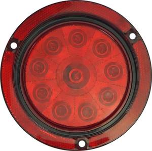 Feu arrière LED rond de 4 pouces à fixation par <span class=keywords><strong>bride</strong></span> pour camion, camping-car, <span class=keywords><strong>remorque</strong></span> et <span class=keywords><strong>bateau</strong></span> - Product Image 4