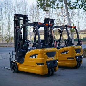 1トン2トンのスーパーマーケット倉庫物流レストラン機械修理店狭い三輪ミニ電気フォークリフト - Product Image 1