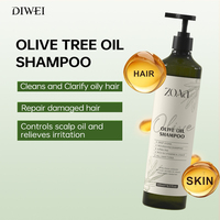 DIWEI Fournisseur en Gros OEM Professionnel Shampoing et Après-Shampoing pour Salon de Coiffure Crème Hydratante à l'Huile d'Olive à Base de Plantes Très Vendue