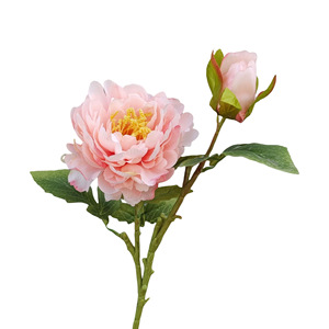 Vente en gros de fleurs artificielles roses pour mariage Noël et remise des diplômes <span class=keywords><strong>Rose</strong></span> Phalaenopsis Lily Stars Hortensia Faux bouquet de fleurs - Product Image 5