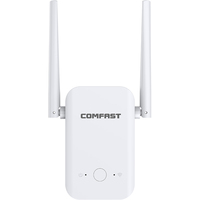 COMFAST CF-WR301S Repeater Wifi Antena Ganda, Repeater Wifi Jangkauan Jauh 2.4Ghz Repeater Nirkabel