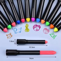 Peinture corporelle UV, 12 couleurs, crayons néon lavables, ensemble de peinture pour le visage, peinture corporelle, maquillage pour Halloween, carnaval