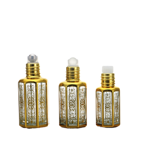 Venta al por Mayor de Botellas de Vidrio Cuadradas de 3/6/12 ml con Tapón de Corona para Perfume Árabe Oud, Gotas para Ojos, Aceite Esencial, Personalizadas con Serigrafía - Product Image 1