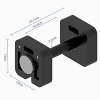 Nouvelles haltères réglables améliorées, ensemble d'haltères carrées à verrouillage rapide avec poids en croissance de 5 lb