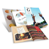 Services d'impression offset OEM, services personnalisés professionnels pour la reliure de magazines, brochures, impression de brochures en couleur