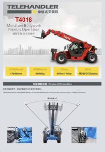 รถยกแบบ Telescopic Handler รุ่น 540-170 มือสอง ความสูงยก 17 เมตร รับน้ำหนักได้ 4 ตัน พร้อมเครื่องยนต์และระบบไฮดรอลิกครบชุด ไฮเอเอ็น - Product Image 5