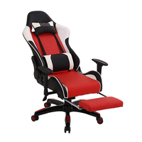 Chaise de jeu e-sport Zero, fauteuil de jeu, pouces, modèle Racing, e-sport, bon marché, chine, Ewin Dota 2, noir et bleu, rvb, avec haut-parleurs de Massage