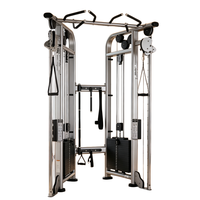 Rack de Squat Multifonctionnel Portable Haut de Gamme en Acier avec Système de Poulies pour Barre de Musculation à Domicile