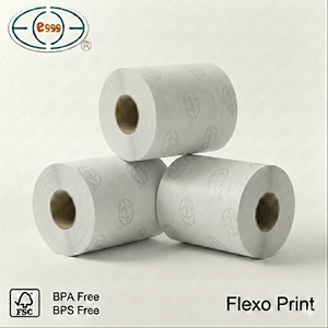 Rollo de Papel Térmico de 2-1/4" x 85' Ecológico para Cajeros Automáticos y Terminales de Tarjetas de Crédito, Logotipo Personalizado OEM - Product Image 2