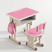 Table d'étude pour enfants, bureau d'écriture pour élèves du primaire, bureau réglable pour les devoirs, mobilier de classe, ensemble scolaire