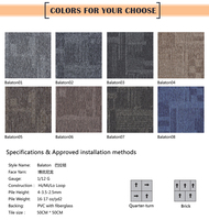 Alibaba — tapis adhésif pour maison de cinéma, carreaux pour bureau simple, imperméable, puzzle, élégants, 3 pieds x 3 pieds, Alibaba