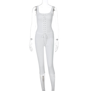 S4A17684A Sexy Completo Due Pezzi da Donna, Tinta Unita Rossa, Top alla Moda - Product Image 6