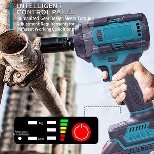 Llave <span class=keywords><strong>de</strong></span> <span class=keywords><strong>Impacto</strong></span> Inalámbrica <span class=keywords><strong>de</strong></span> 350N.m, <span class=keywords><strong>1</strong></span>/<span class=keywords><strong>2</strong></span> Pulgada, sin Escobillas, <span class=keywords><strong>Pistola</strong></span> <span class=keywords><strong>de</strong></span> <span class=keywords><strong>Impacto</strong></span> Eléctrica Compacta para Andamios y Reparación <span class=keywords><strong>de</strong></span> Automóviles - Product Image 5