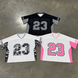 Ropa deportiva, práctica de <span class=keywords><strong>baloncesto</strong></span>, <span class=keywords><strong>camiseta</strong></span> de malla pequeña, sublimación térmica personalizada, camisetas Unisex, ropa de calle, <span class=keywords><strong>camiseta</strong></span> de fútbol de malla cuadrada - Product Image 1