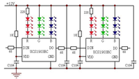 Circuit d'entraînement à courant Constant de LED à 3 canaux UCS1903 UCS1903B UCS1903BC SOP8 puce de pilote de LED