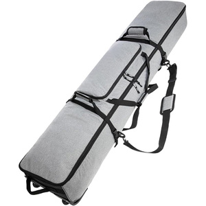 360 Full Padded <b>Ski</b> Bag EPE Foam Tear Resistant Rolling <b>Ski</b> Snowboard Travel Case Dry Wet Separation Lockable Handle 175cm 190cm - Product Image 1
