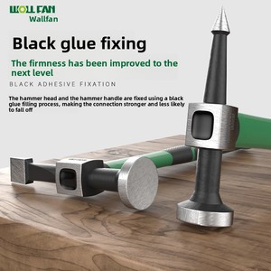 <span class=keywords><strong>Marteau</strong></span> multifonction robuste pour tôles, ensemble de 7/9 pièces, kit d'outils de réparation automobile avec étui de transport en plastique - Product Image 4