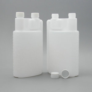 Rò rỉ bằng chứng 32oz HDPE màu sắc tự nhiên đôi cổ pha chế chai với nắp chống trẻ em - Product Image 2