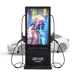 Afax เครื่องชาร์จ EV แบบติดพื้น32A 44kw ที่ชาร์จ EV สำหรับโฆษณาหน้าจอโฆษณา - Product Image 1