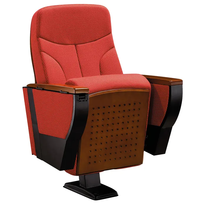 Katlanır koltuk oditoryum sandalyesi oturma konferans salonu kumaş tiyatro mobilya Modern ticari mobilya