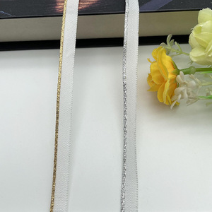 08cm Ultradun Glitter Zilver Moeder-en-kind lint Randversiering Cheongsam Gouden Cirkel Hanfu Accessoires 7-daagse monsterlevering - Product Image 2