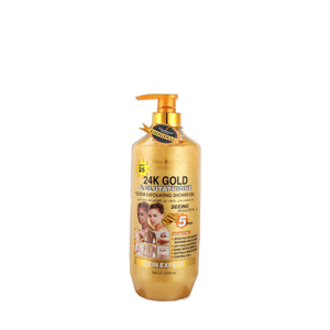 Gel Douche Exfoliant Corporel Animo Or 24K Marque Blanche – Exfoliant Naturel pour Peau Lisse – Soin Corporel OEM - Product Image 2