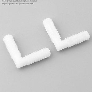 Conector de Esquina Hibon Blanco, Moderno y Sencillo, Accesorios de Ferretería para Muebles de Nailon, Fácil Instalación, Conector Duradero Sin Agujeros - Product Image 1
