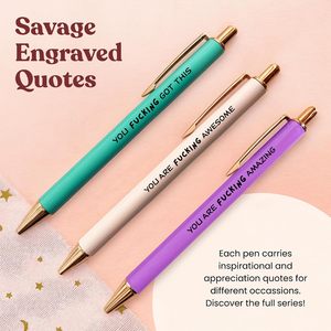 Coffrets de stylos publicitaires en plastique, largeur d'écriture 1,0 mm, couleurs personnalisées, usage publicitaire - Product Image 2