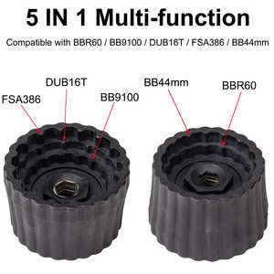 Outil <span class=keywords><strong>de</strong></span> démontage du pédalier <span class=keywords><strong>de</strong></span> vélo 5 en 1 Clé à pédalier avec <span class=keywords><strong>extracteur</strong></span> <span class=keywords><strong>de</strong></span> <span class=keywords><strong>manivelle</strong></span> pour kit <span class=keywords><strong>de</strong></span> réparation <span class=keywords><strong>de</strong></span> vélo - Product Image 3