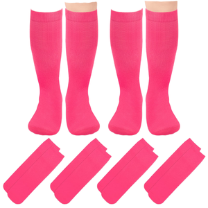 Chaussettes d'équitation noires mi-hautes côtelées en tricot pour l'entraînement et la compétition - Product Image 1