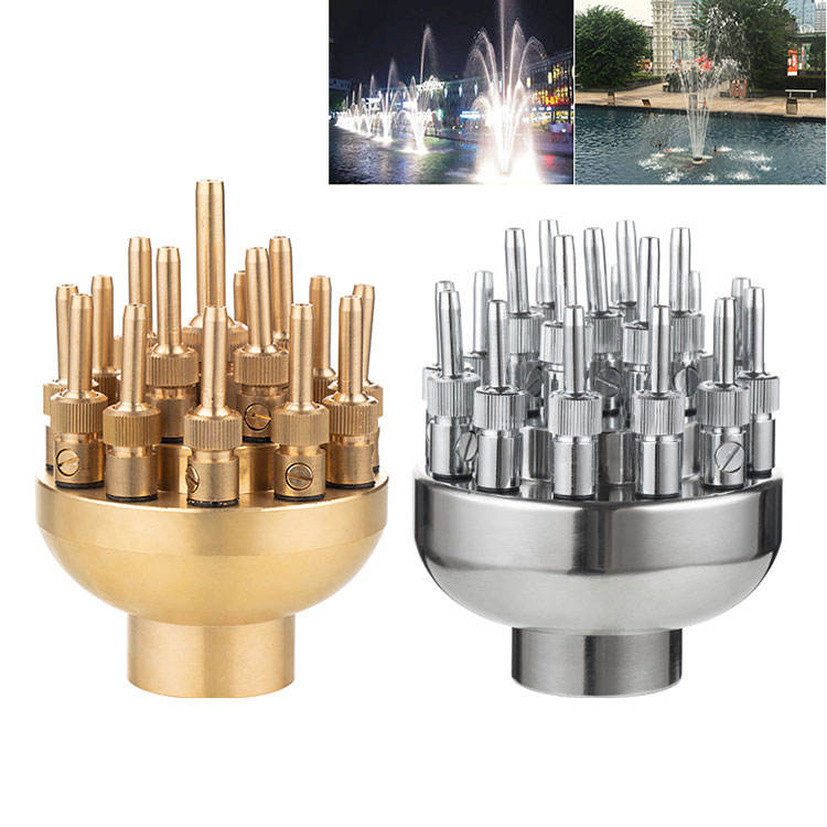 Pool Flower Fountain Nozzles Elegant Water Features