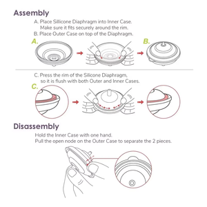 Vente en gros d'accessoires de tire-lait protecteur anti-refoulement avec diaphragme compatible <span class=keywords><strong>Spectra</strong></span> - Product Image 6