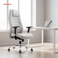 Moderne élégant Pu cuir haut dossier patron bureau pivotant exécutif PDG siège ergonomique exécutif directeur chaise de bureau