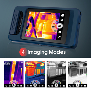 MILESEEY P200 de alta resolução termográfica Smartphone telefone móvel com termômetro temperatura controlador ao ar livre inspeções - Product Image 4