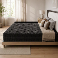 Matelas à ressorts ensachés indépendants noirs personnalisables