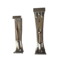 Support de gouttière en alliage d'aluminium de haute qualité de 5 pouces, style K, moderne, à vis rapide, durable, structure simple, robuste