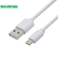 1M 3,3 FT USB 2,0 Tipo a Micro USB Cable cargador de carga de 5 pines para teléfono Android